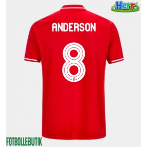 Nottingham Forest Elliot Anderson #8 Hemmatröja 2025-26 Kortärmad